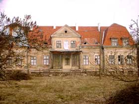 Pałac w Kałkach - widok od frontu