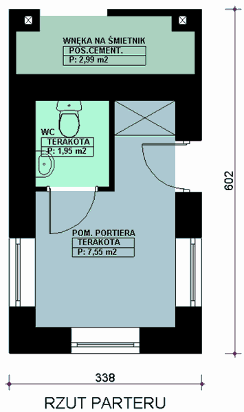 Portiernia 2 - rzut